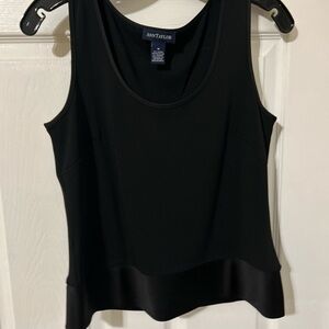 Ann Taylor Black  Sleeveless Tank Top & Long Skirt (not lined) Set